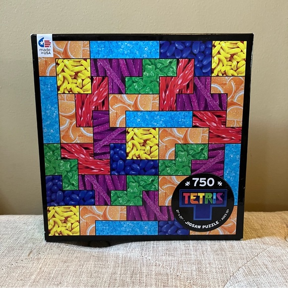 Ceaco Tetris Candy 750 Piece Jigsaw Puzzle - Picture 1 of 2